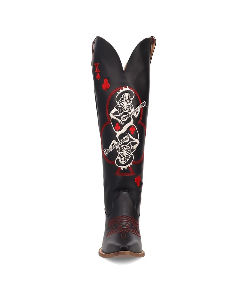 Dingo Women's King Of Clubs Leather Boot