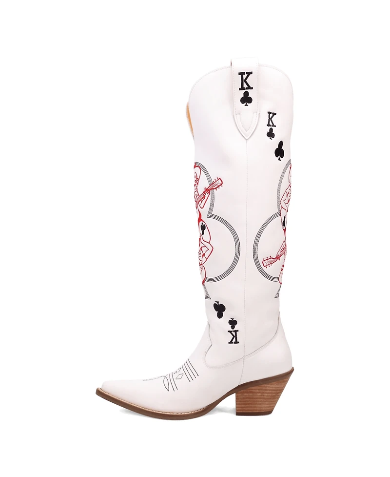 Dingo Women's King Of Clubs Leather Boot