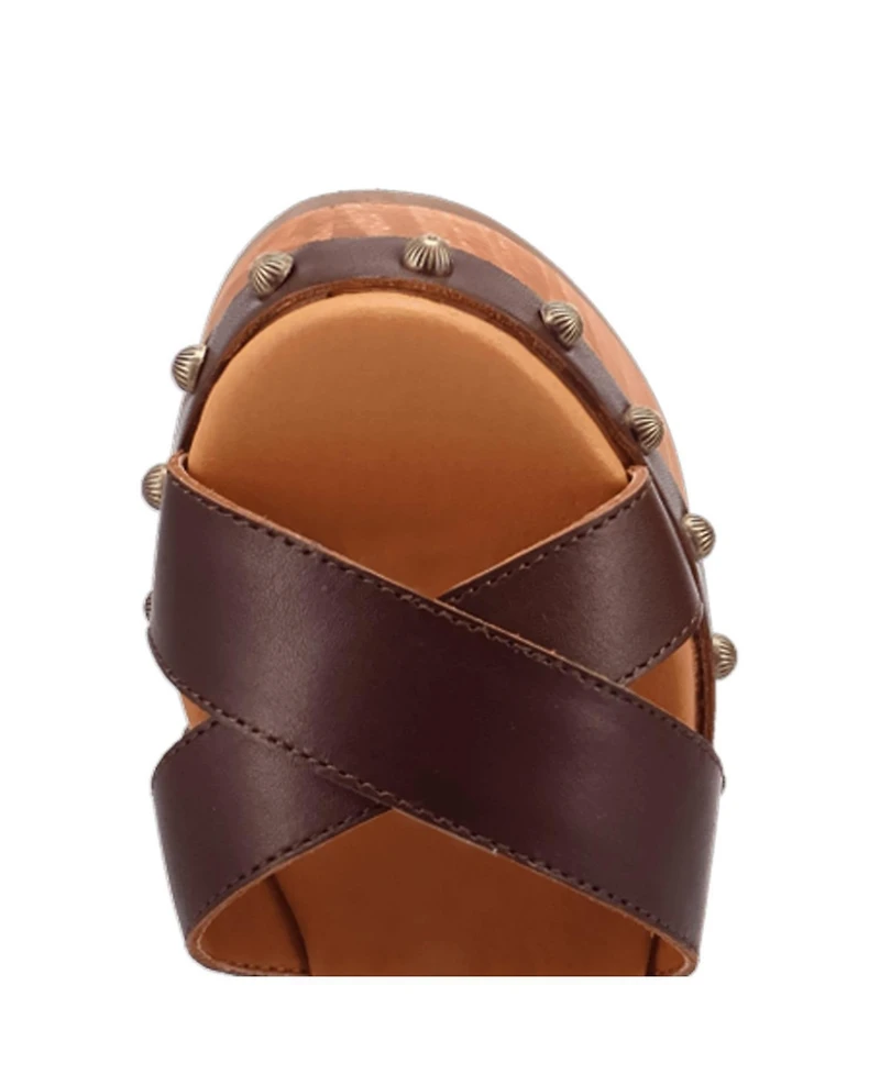 Dingo Women's Lotus Wooden Sandal