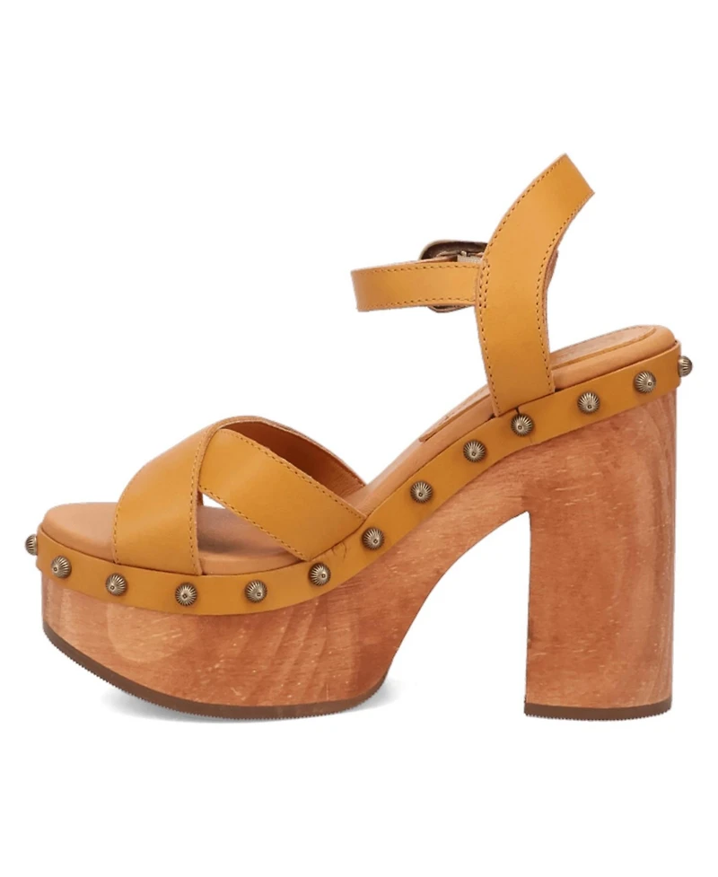 Dingo Women's Lotus Wooden Sandal