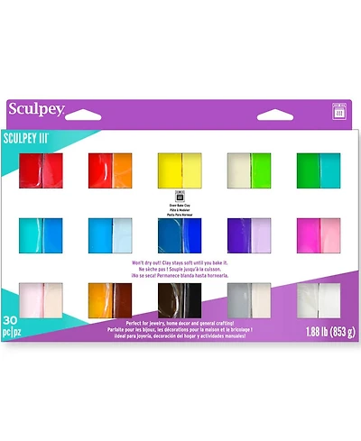 Sculpey Iii: Sampler Pack
