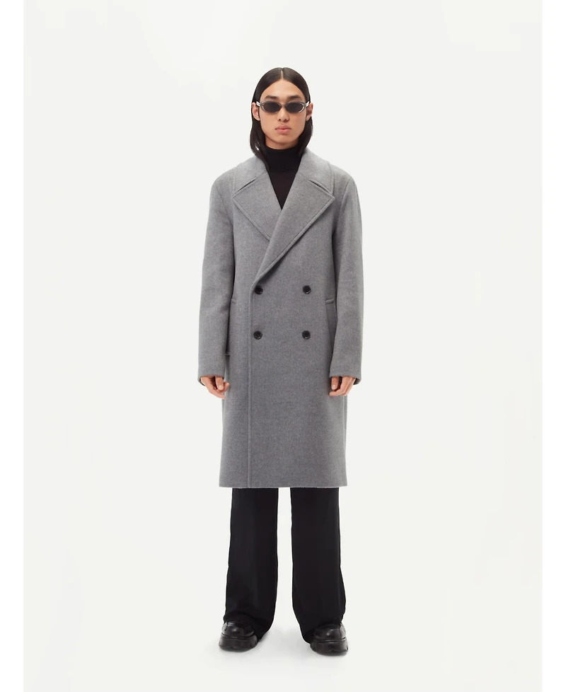 Gobi Cashmere Men's Double-Breasted Coat for Men