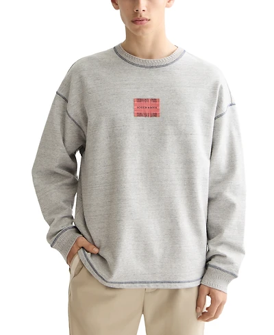 Scotch & Soda Men's Relaxed Fit Long Sleeve Logo Sweatshirt