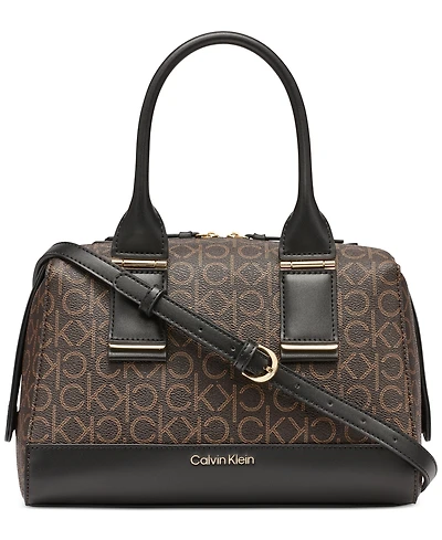 Calvin Klein Jett Small Logo Satchel