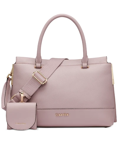 Calvin Klein Bianca Triple Compartment Convertible Satchel