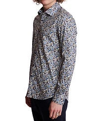 Paisley & Gray Men's Samuel Slim Fit Long Sleeve Floral Print Button-Front Shirt