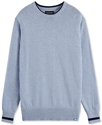 Scotch & Soda Men's Long Sleeve Melange Crewneck Sweater