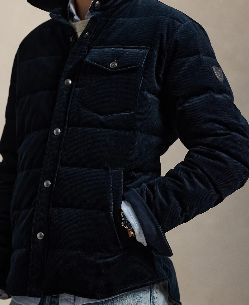 Polo Ralph Lauren Men's Quilted Corduroy Shirt Jacket