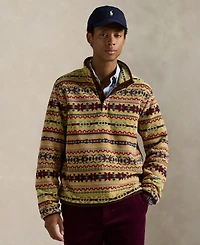Polo Ralph Lauren Men's Fair Isle–Inspired Fleece Pullover