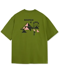 Scotch & Soda Men's Relaxed Fit Short Sleeve Graphic T-Shirt