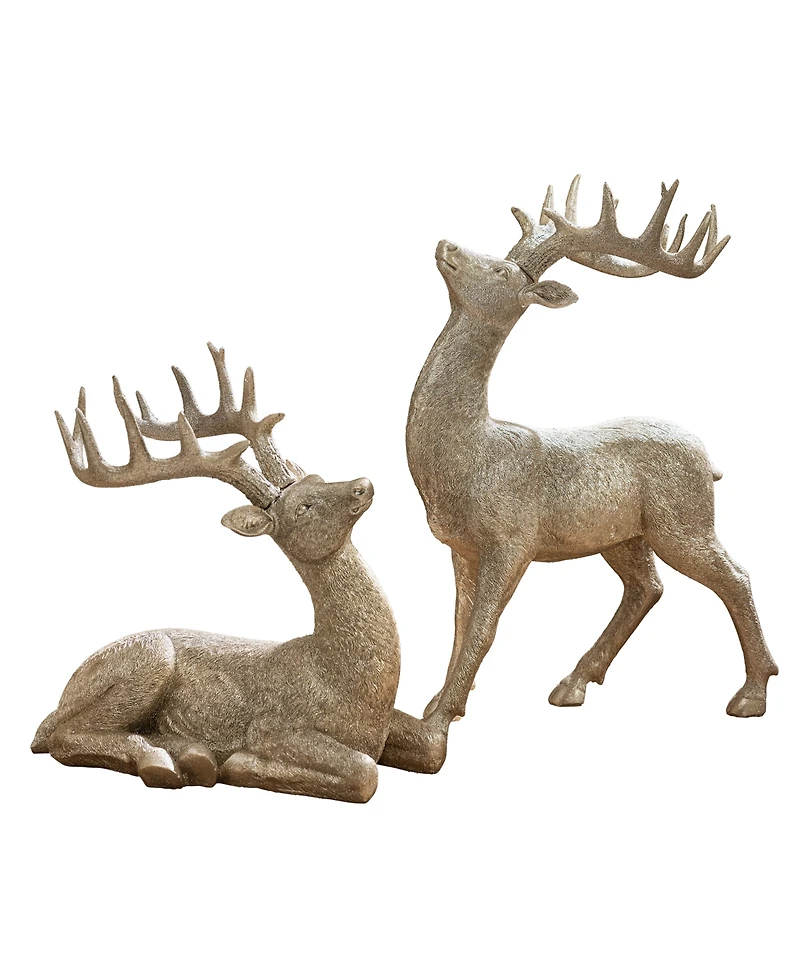 Balsam Hill Parisian Palace Deer, Set of 2