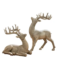 Balsam Hill Parisian Palace Deer, Set of 2