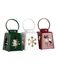 Northlight Led Lighted Christmas Candle Lanterns, Set of 3