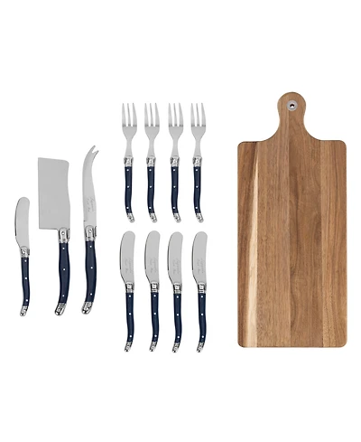 French Home Laguiole 12-Pc. Charcuterie Set with Wood Board