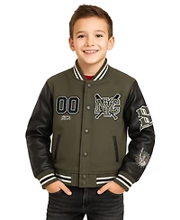 Ring of Fire Big Boys Nyc Woolen Varsity Jacket