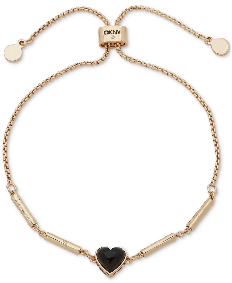 Dkny Heart Stone Slider Bracelet