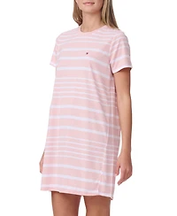 Tommy Hilfiger Women's Printed Short-Sleeve Sleepshirt