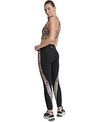 Dkny Women's Color-Block Super High-Waist Compression Leggings