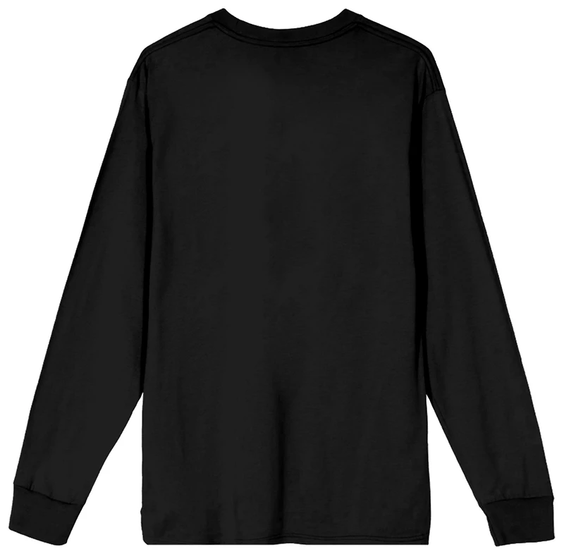 Sonic The Hedgehog Men's Tails Black Long Sleeve Shirt-xxl