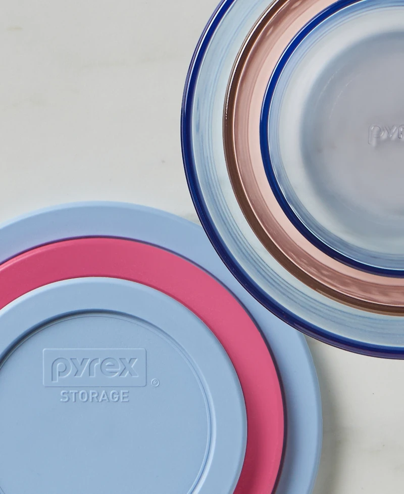 Pyrex Simply Store Tinted 10-Pc. Round Storage Set