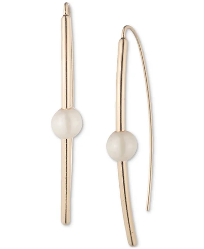 Lauren Ralph Lauren Imitation Pearl Threader Earrings