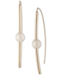Lauren Ralph Lauren Imitation Pearl Threader Earrings