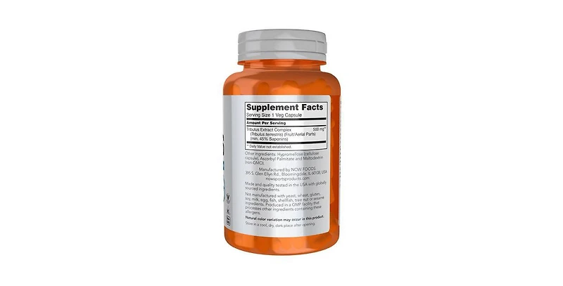 Now Foods Tribulus ,500 mg ,100 Caps