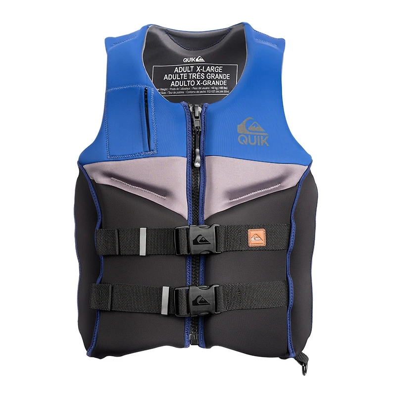 Quiksilver Men's Everyday Life Jacket, Uscg Approved Evoprene Pfd