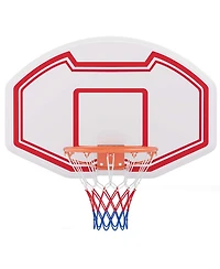 Large Wall Mounted Basketball Hoop with 36" x 24" Shatter-proof Backboard or Kids