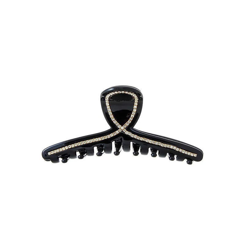 By Adina Eden Rhinestone Loop Large Claw Clip