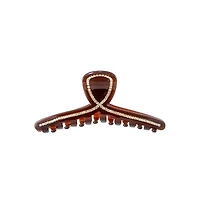Rhinestone Loop Large Claw Clip By Adina Eden