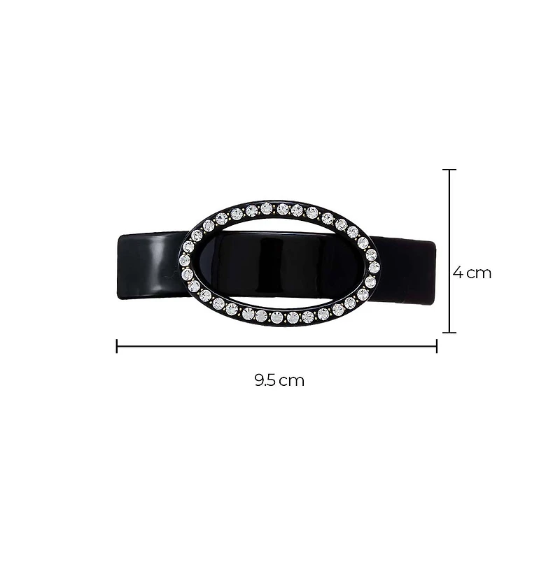 Rhinestone Belt Style Hair Barrette