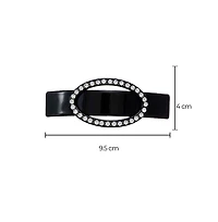 Rhinestone Belt Style Hair Barrette