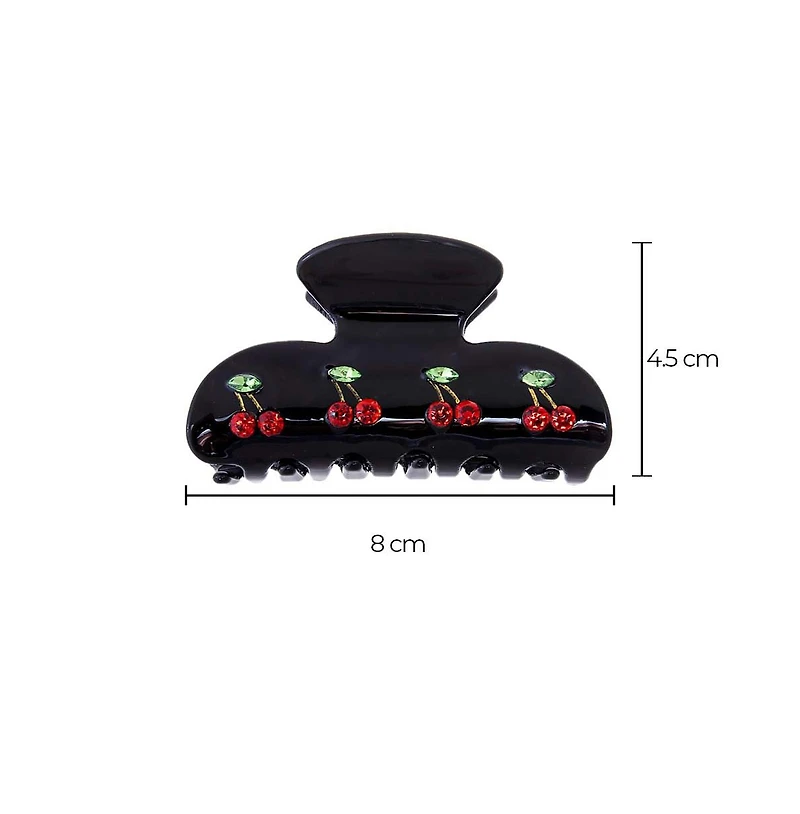 Four Cherry Besties Hair Claw Clip By Adina Eden