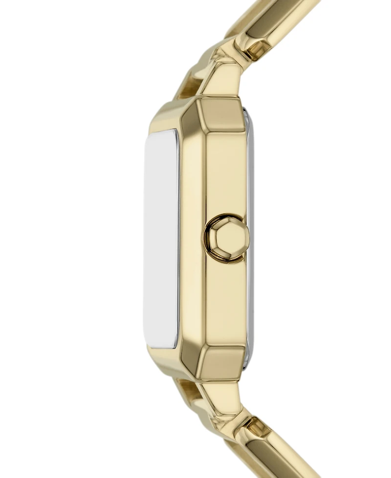 A|X Armani Exchange Women's Quartz Three-Hand Gold Stainless Steel Watch, 27mm