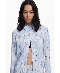 Desigual Women's Pleated stretch shirt