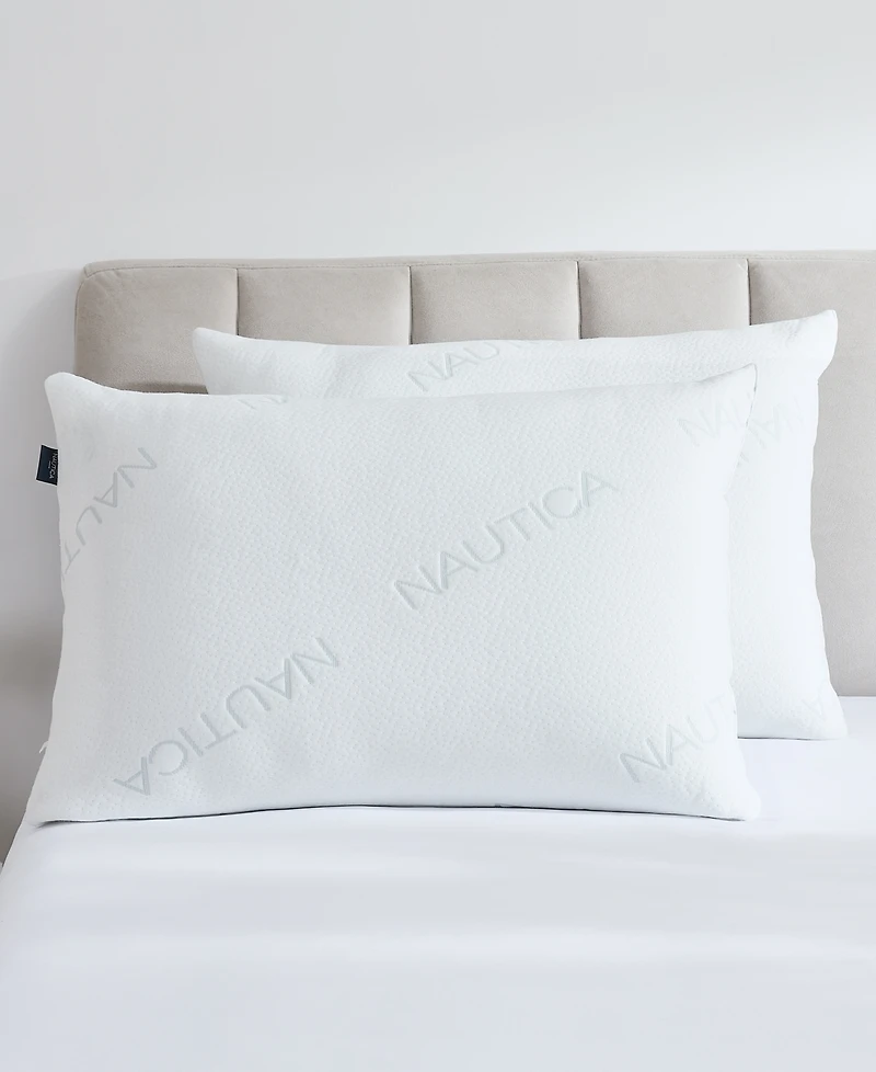 Nautica Diagonal Knit 2-Pack Pillow, King