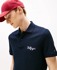 Tommy Hilfiger Men's Regular-Fit Logo Script Polo Shirt