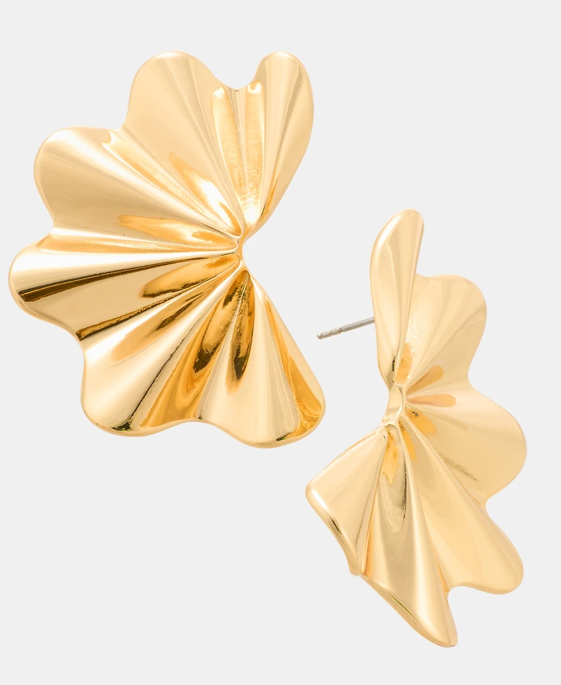 Gold-Tone Sculptural Floral Drop Earrings - Macy's Exclusive - On 34th | Alix Friedberg Capsule Collection