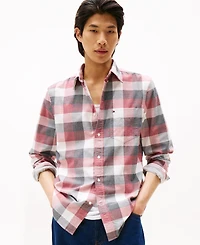 Tommy Hilfiger Men's Regular-Fit Corduroy Check Shirt