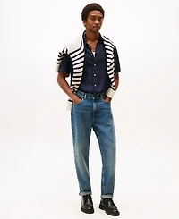 Tommy Hilfiger Men's Regular-Fit Linen Short-Sleeve Shirt