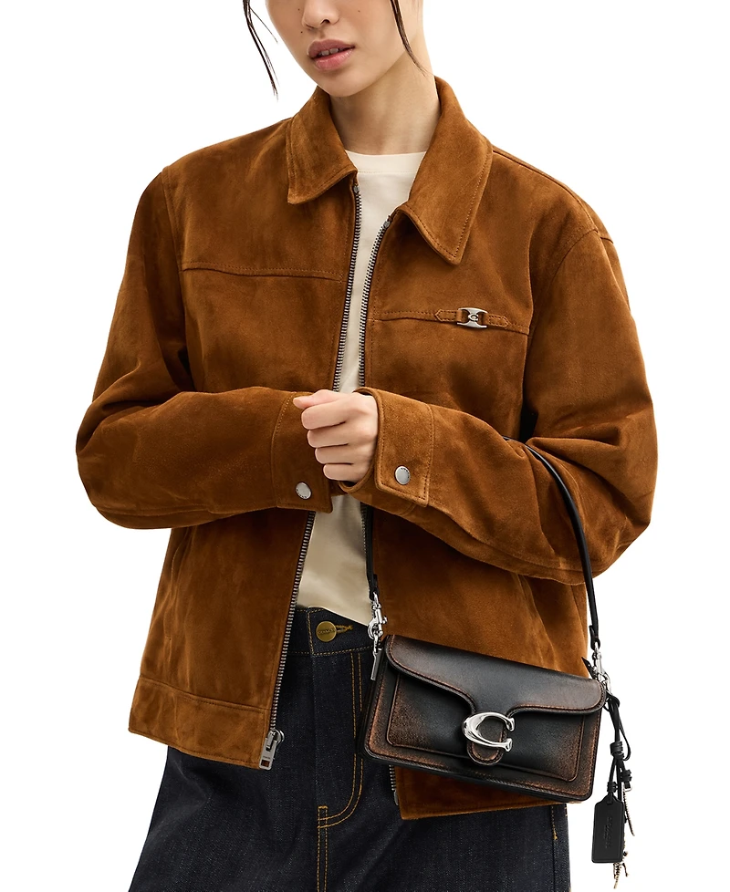Coach Tabby Leather Mini Tabby Shoulder Bag 20