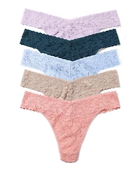 Hanky Panky Women's Signature Lace Original Rise Thong 5pack Panty