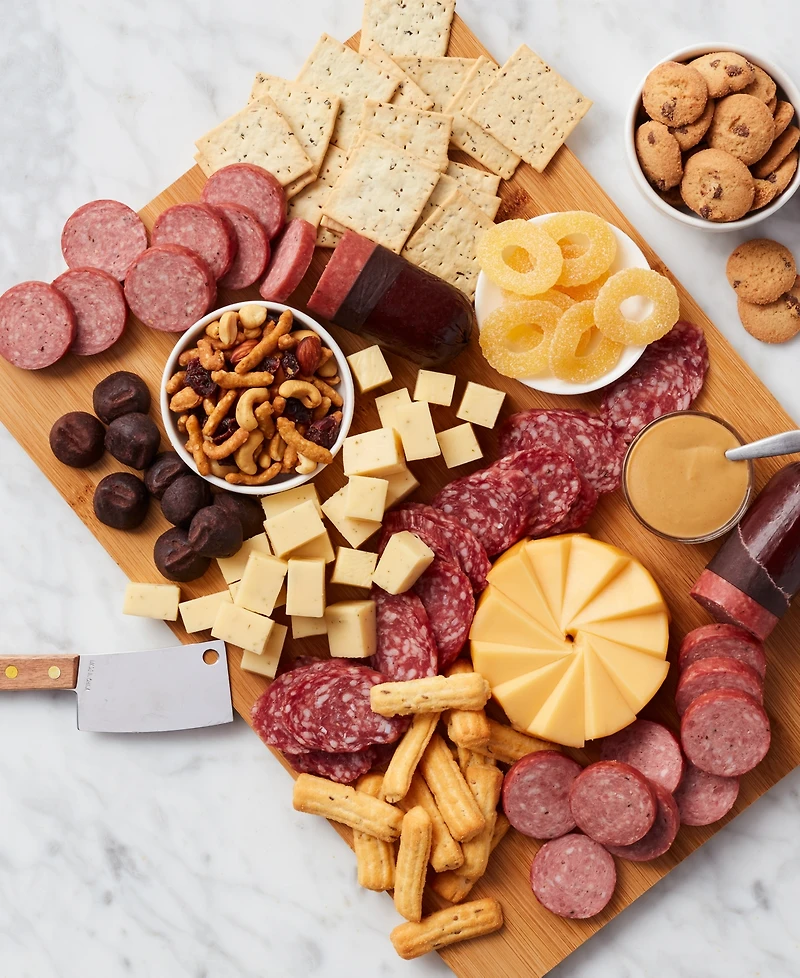 Hickory Farms Premium Charcuterie Board Gift Set, 14 Piece