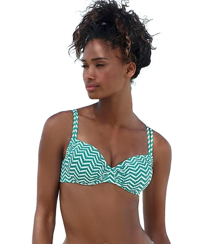 Lascana Women's Chevron Underwire Bikini Swimsuit Top Bra Sizing