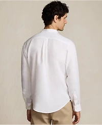 Lands' End Big & Tall Long Sleeve Linen Shirt