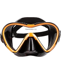 Seavenger Torpedo Tempered Glass Mask & Dry Top Snorkel Combo Set - Yellow