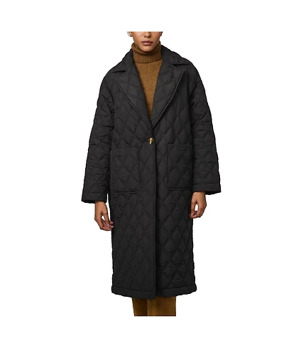 Bernardo Women's Quilted Duster Coat