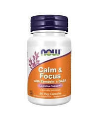 Now Foods Calm Focus With Zembrin 60 Vegcaps