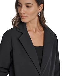 Dkny Jeans Women's One-Button Puffer Blazer
